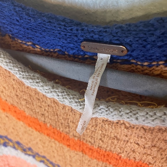 Free People Hidden Love Sweater Short Sleeve Size S - Picture 5 of 8